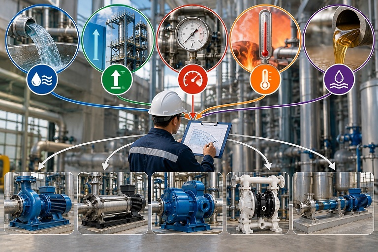 Cara Memilih Pompa Industri Berdasarkan Flow Rate