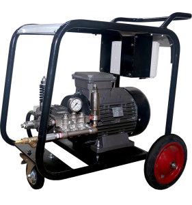 high pressure washer with 500bar performance, made in italy