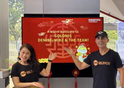 A Prosperous Celebration: GOLD905 Prosperity Toss at Winston Engineering!