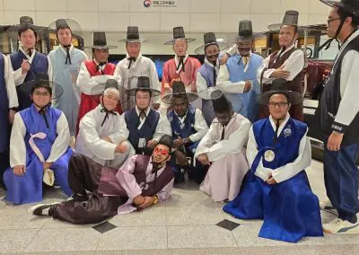 Gyeongbok Palace with Hanbok wearing