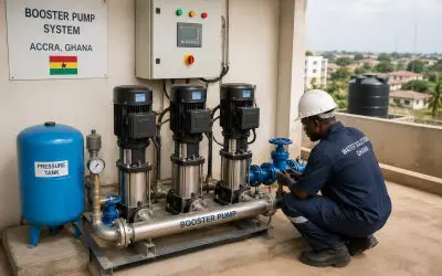 Booster Pumps in Ghana: Improving Water Pressure for Homes, Businesses, and Industries