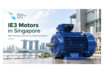 IE3 Motors in Singapore: Greentec Motors and NEA Energy Efficiency Requirements