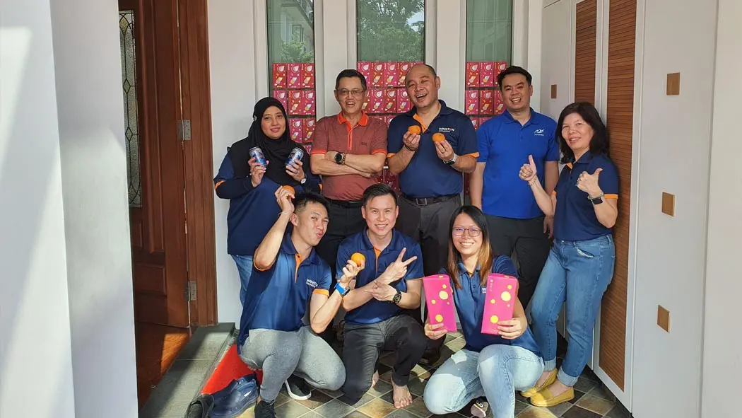 Celebrating Chinese New Year at Boss- George’s place