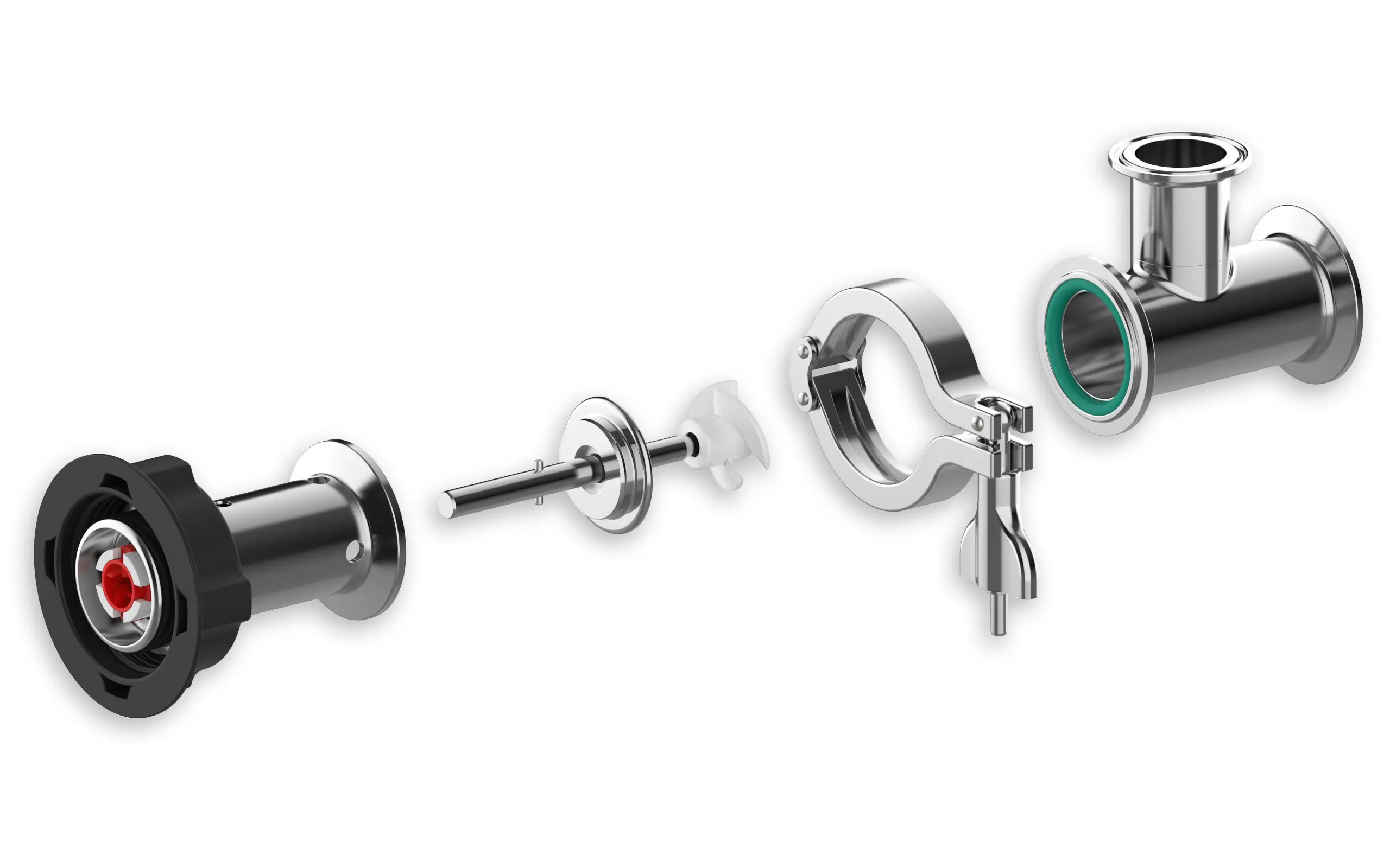 The low-dead space and easy-to-clean pump can be dismantled in 20 seconds without tools. (Copyright: FLUX)