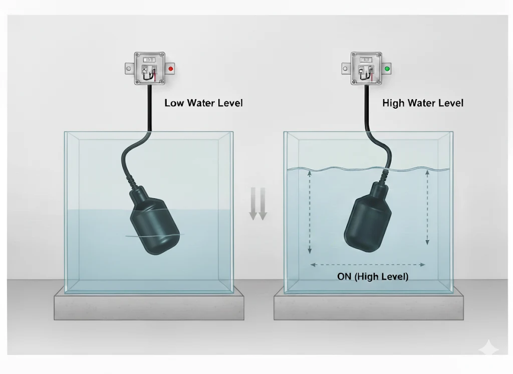 Float Switch in tank