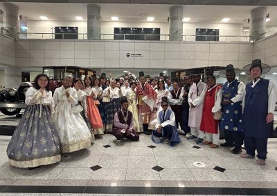 Gyeongbok Palace with Hanbok wearing