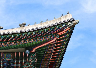 Gyeongbok Palace with Hanbok wearing