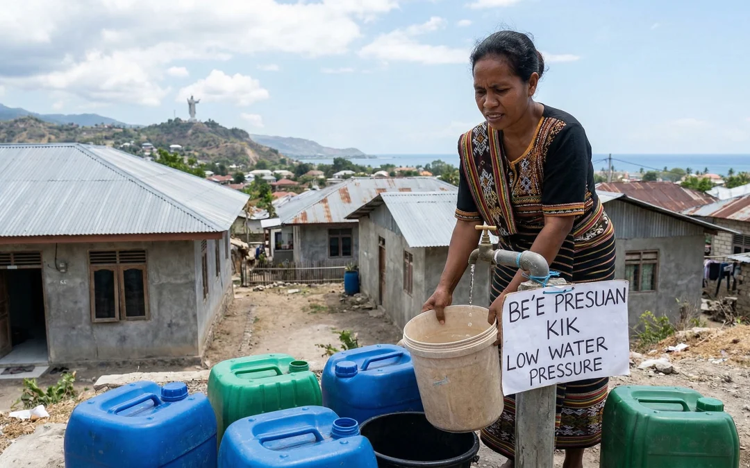 Why Your Water Pressure is Low (Timor-Leste Guide)?