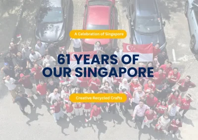 Celebrating SG61: WEC Get Creative with Recycled Landmarks