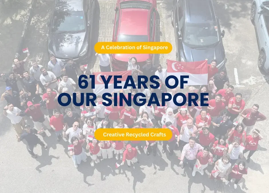 Celebrating SG61: WEC Get Creative with Recycled Landmarks