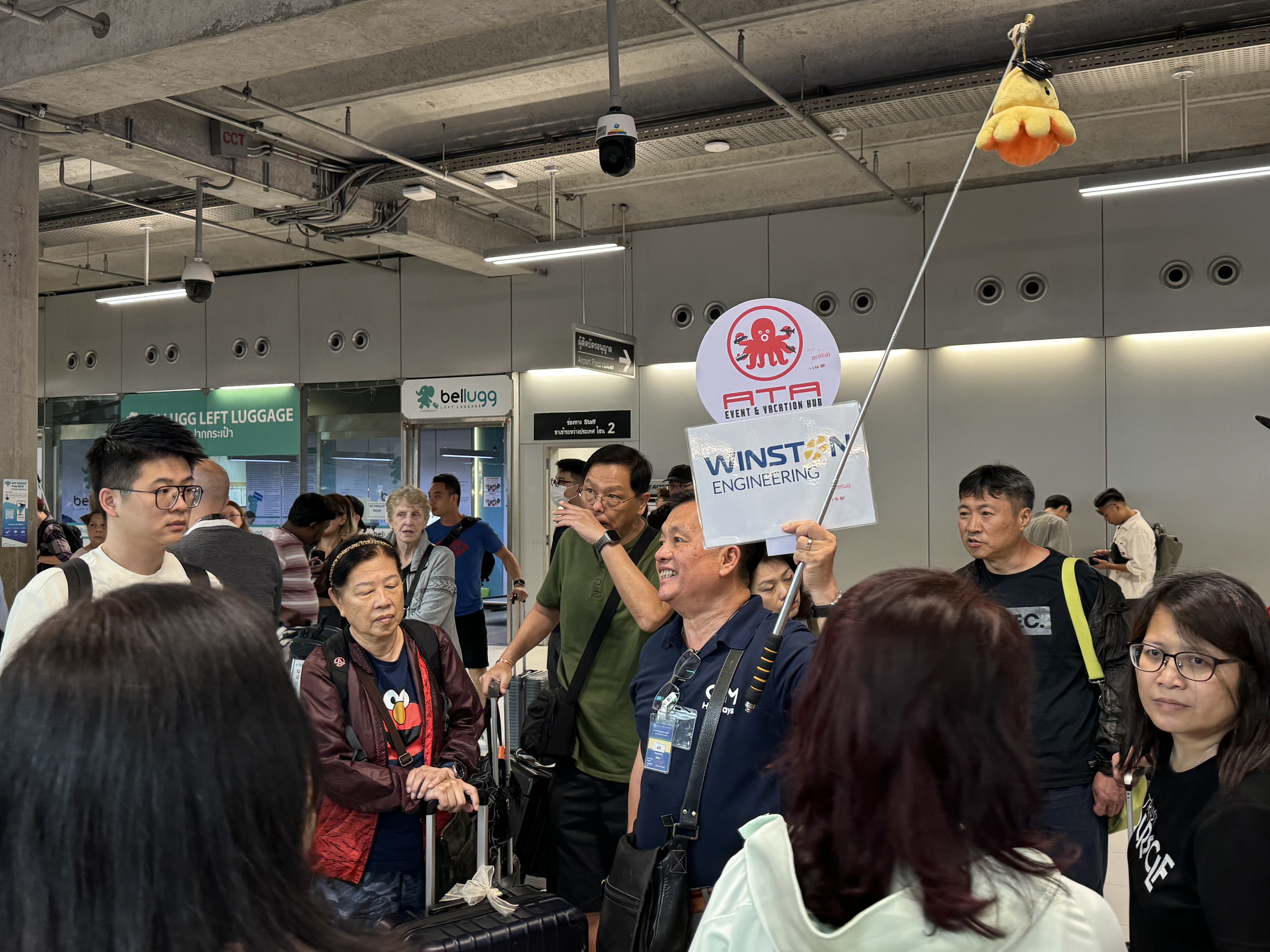Winston Engineering landed at Bangkok Airport
