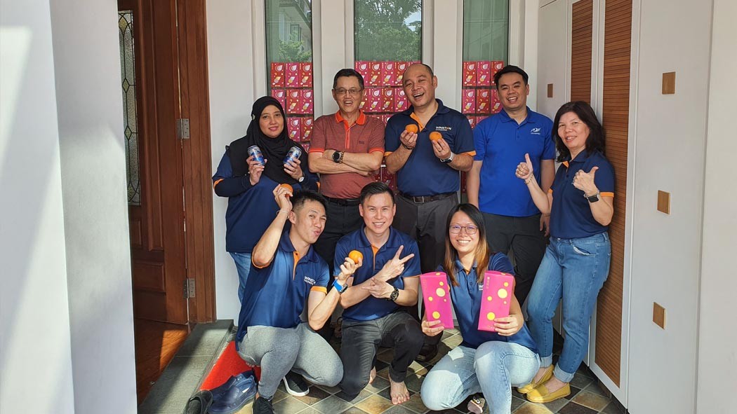 Celebrating Chinese New Year at Boss- George’s place